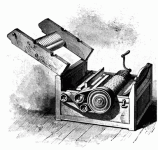 Eli Whitney patented the cotton gin