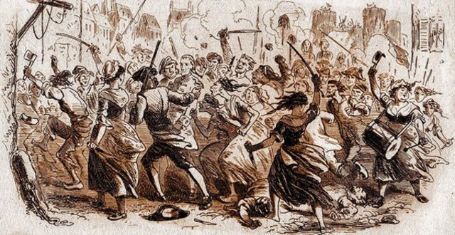 French women force Louis XVI to leave Versailles