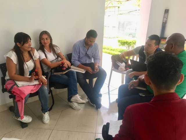 Visita técnica a la bocatoma quebrada Los Huevos y reunión de concertación de acciones con la empresa prestadora.