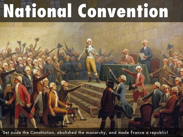 The National Convection is formed