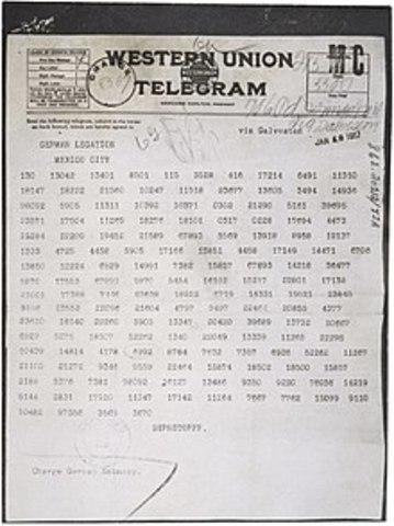 Zimmermanův telegram poslal USA do války