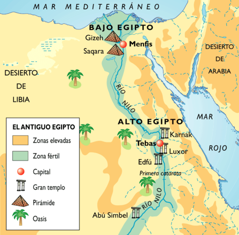 Map ancient Egypt