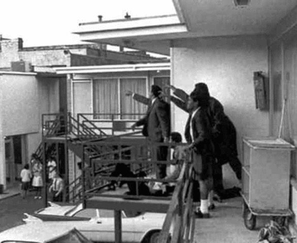 MLK assassinated