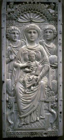 Virgen con Niño y ángeles