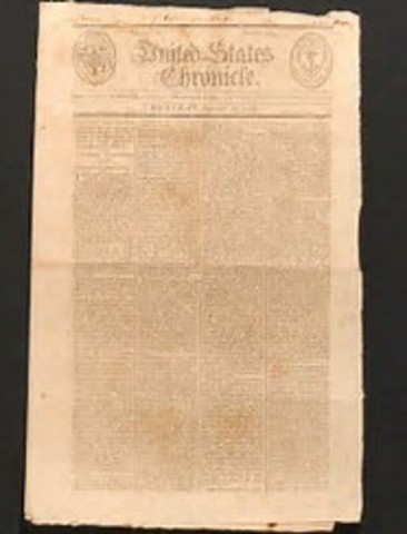 George Washington's Farewell Address is Published