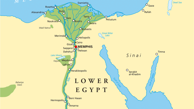 Map of Egypt