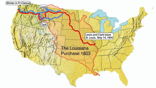 Beginning of Lewis and Clark Expedition