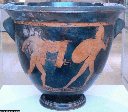 Poterie : Poséidon contre les Titans