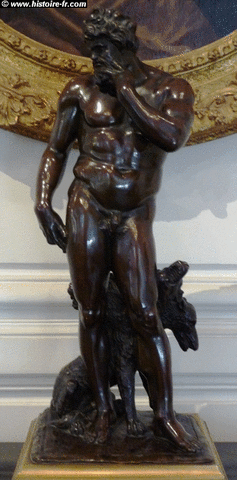 Sculpture : Pluton/Hadès & cerbère