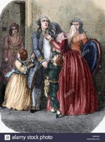 French Women force Louis XVI to leave Versailles