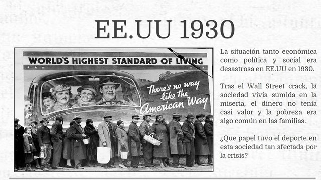 La gran depresión