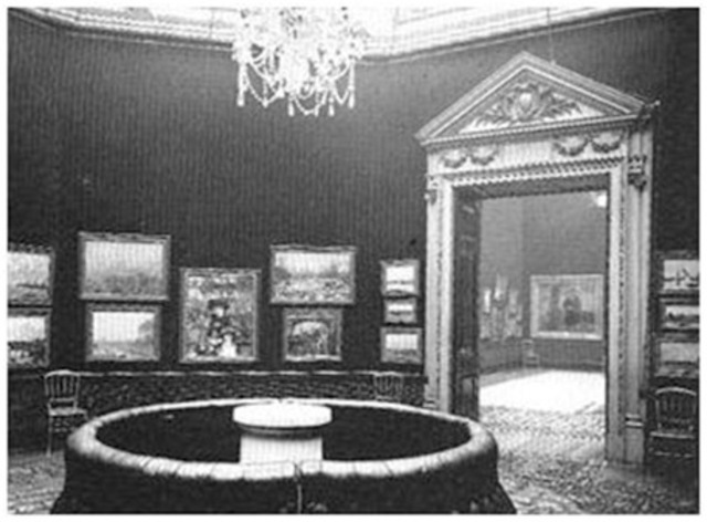 First Impressionist exhibit.