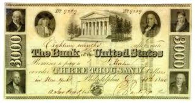Andrew Jackson Vetoed the Re-Charter of the Second Bank of the United States