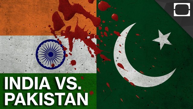 India is divided because of religious differences into India and Pakistan