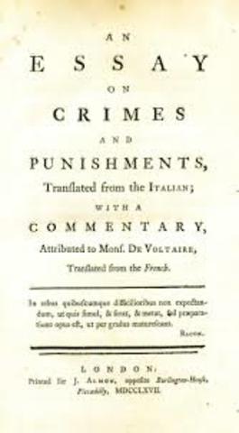 Cesare Beccaria (On Crimes and Punishments)