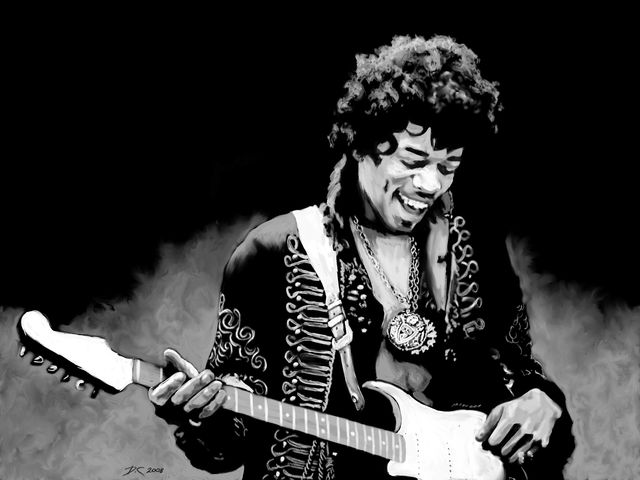 Jimmy Hendrix recorded his first song