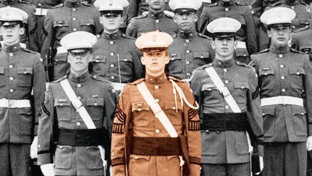 Donald trump goes to a military school