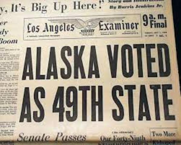 Alaska Joins the Union