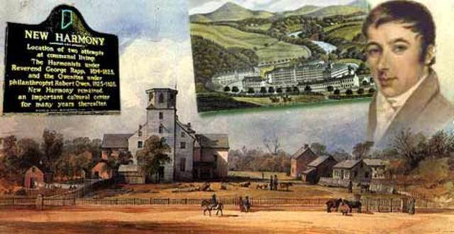 Robert Owen Founded the New Harmony Community