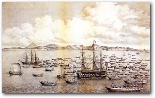 Commodore Matthew Perry Entered Tokyo Harbor Opening Japan to the U.S.