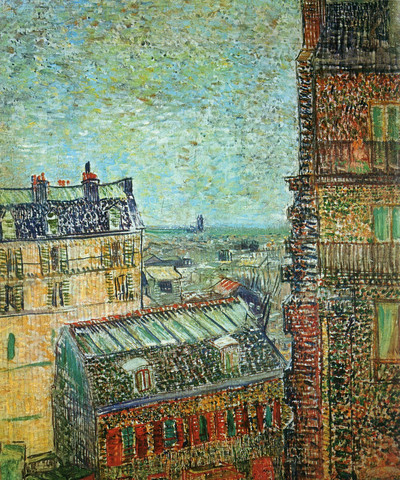 View of Paris from Van Gogh's window