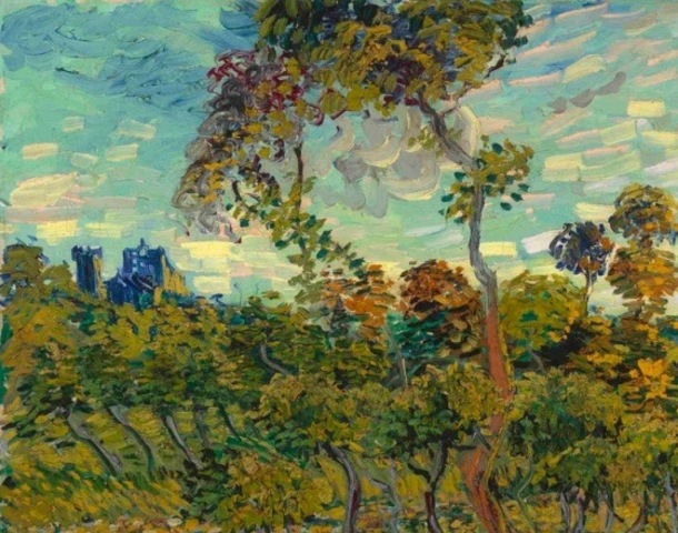 'Sunset at Montmajour'