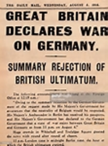 Britain Declares war on Germany