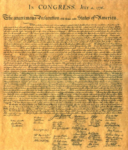 The Declaration of Independence