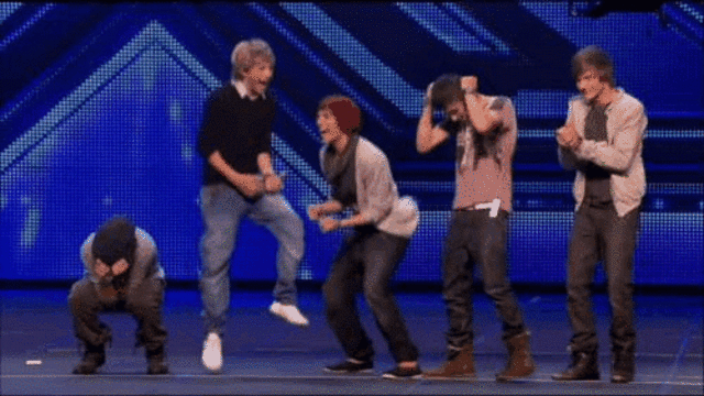 From solo to group. (One Direction)