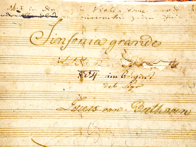 Beethoven's song for Napolean
