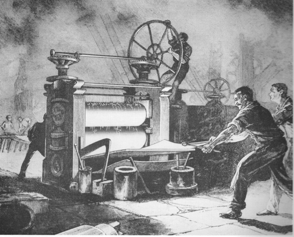 First Steam Powered Rolling Mill Built in England