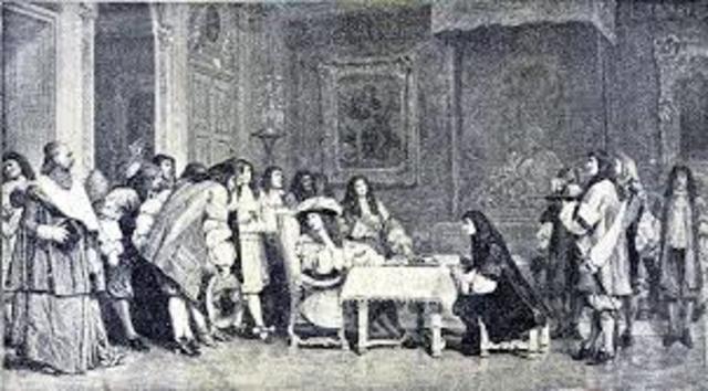 Louis XIV revokes Edict of Nantes
