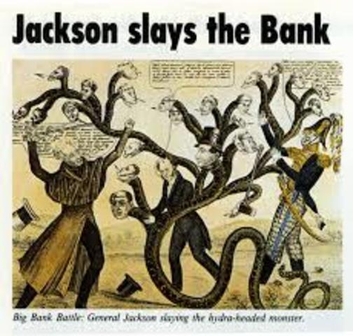 Andrew Jackson Vetoed the Re-Charter of the Second Bank of the United States