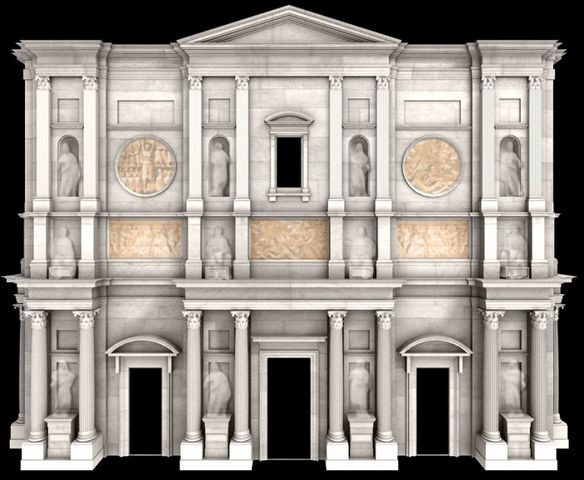 Michelangelo a Firenze : Facciata di S. Lorenzo