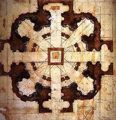 Michelangelo a Roma : chiesa di S. GIOVANNI dei Fiorentini, progetto