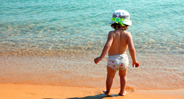 Primera vegada que entro al mar