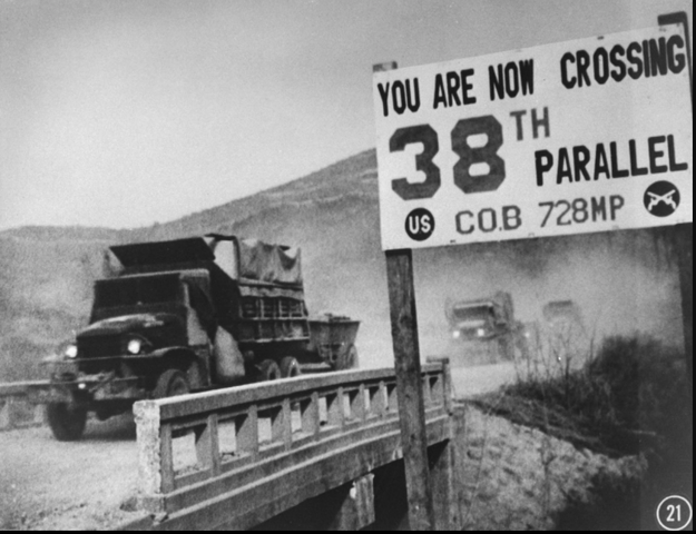 The Korean war Began when North Korea invaded South Korea