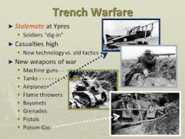 Trench Warfare, Poison Gas, and Machine Guns