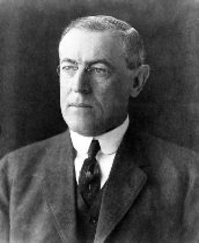 •	Woodrow Wilson’s Fourteen Points
