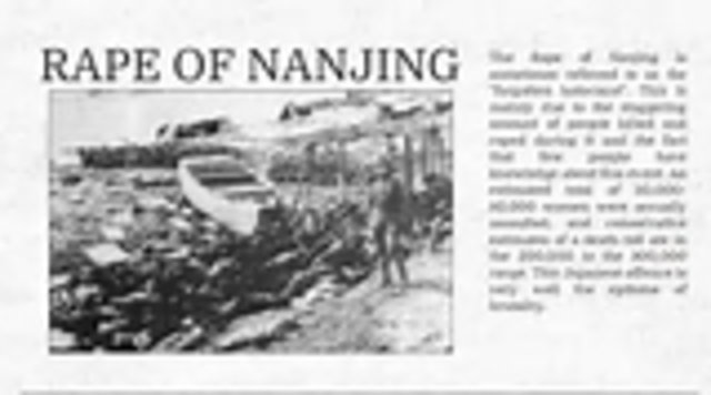 Rape of Nanjing