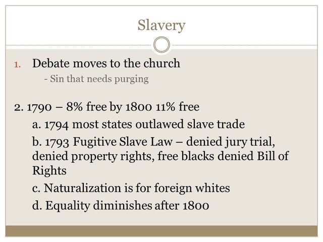 Fugitive Slave Act #1
