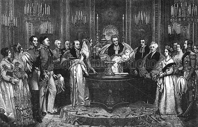 Victoria is christened