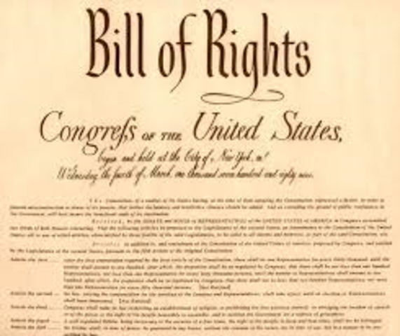 Ratification of the Bill of Rights