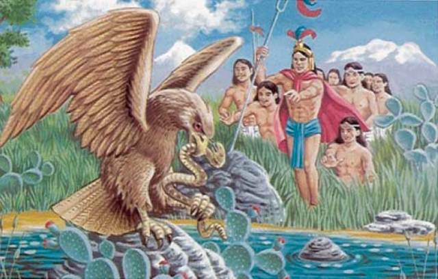 1215 : Los aztecas llegan a la laguna