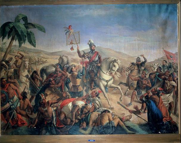 1521 : Llegada de Cortés y conquista española