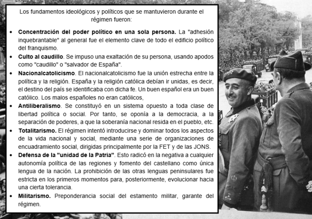 DICTADURA DE FRANCISCO FRANCO (1939-1975)