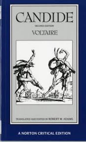 voltaire published candide