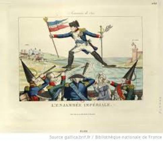 napoleon escaped from Elba.