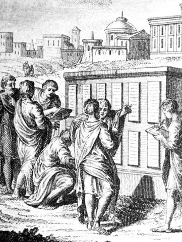 Patricians agree that laws should be written down