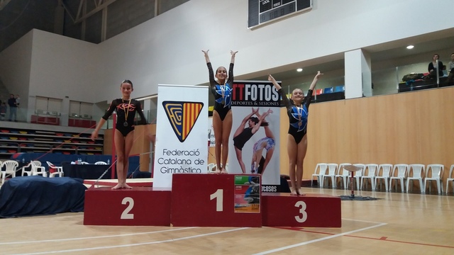 Campiona de gimnàstica de Catalunya!
